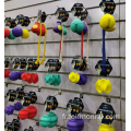 Moulin à vent en caoutchouc pour chien en plastique avec cloche à l&#39;intérieur